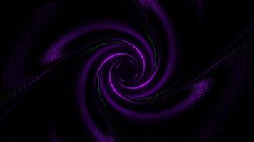 Purple and Turquoise Spiral Light Mesh Tunnel Background VJ Loop in 4K video