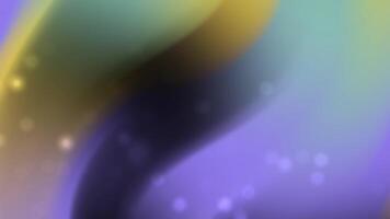 Blurry abstract gradient suitable for backgrounds, presentations, design projects, and artistic concepts in bright, refreshing colors of yellow, green, blue, and purple. video