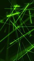 Glowing green laser beams motion background with flashing high speed lasers. This vertical background animation is full HD and a seamless loop. video