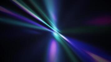 Dynamic futuristic abstract background with high speed light beams and particles converging into a tunnel-like vortex. Ideal for concepts related to hyperspace, speed, sci-fi or technology. video