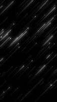 brillante brillante disparo estrellas Moviente a través de el noche cielo. esta reluciente estrellado noche vertical movimiento antecedentes es lleno hd y un sin costura bucle. video