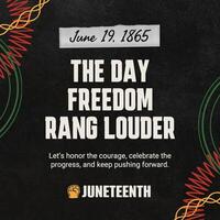Juneteenth Instagram Post template