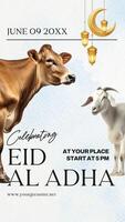 eid al adha invitation for social media story template