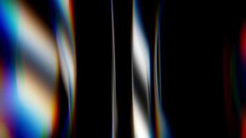 Abstract rainbow light dispersion effect for use as overlay, glow, or lens flare enhancement video