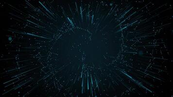 Technology abstract background with lines and dots. Suitable for website banners, social media posts, graphic design projects. video