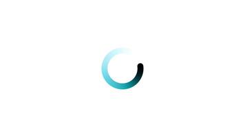 Loading wheel animation. loading icon animation. Loading Circle with Glow. Loading Animation on Transparent Background video