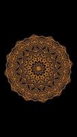 majestic charm of Islamic lanterns and intricate mandalas on a dark canvas. The animation offers a spacious area for adding text or other creative elements video