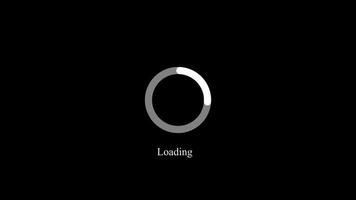Loading circle color Animation. Download Progress, Preloaded Interface Buffering. white background 4k video