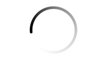 Circle Loading icon loop Loading Icon with a 60fps white background video