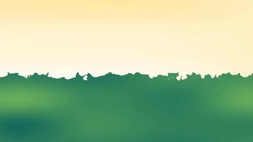A soft, gradient-colored sky meets a green tree line, creating a tranquil forest horizon perfect for nature-themed visuals or backgrounds video