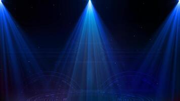 abstract blue background with circle light effect video