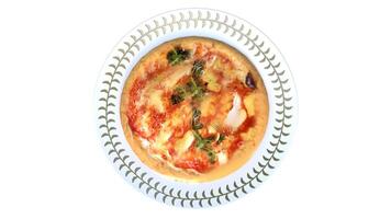 extra tomato sauce pizza in plate video
