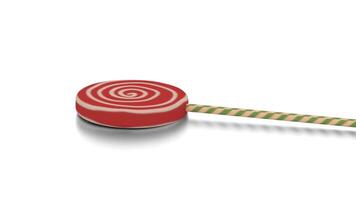 lollipop candy with white background video