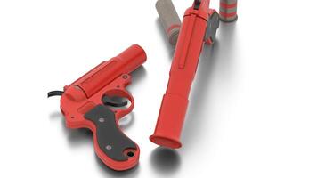 different types flare gun with ammo video
