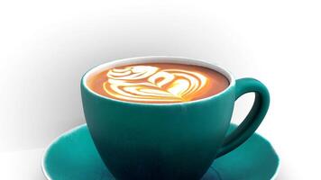 green coffee cup with plate video