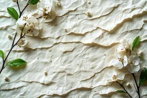 a piece of white cake with flowers on it photo
