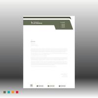 letterhead creation for company use vector