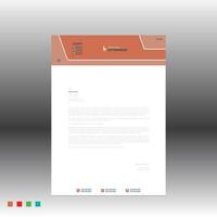 letterhead creation for best company use vector