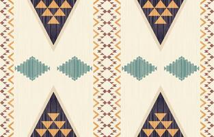 Seamless geometric fabric patterns inspired vector