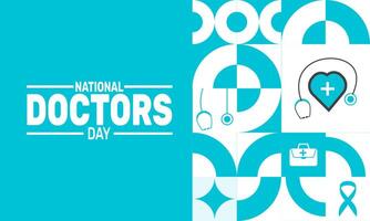 Doctors Day Healthcare Heroes vector