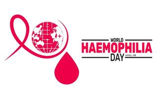 World Haemophilia Day unites communities to advocate for equal healthcare access for all with bleeding disorders. vector