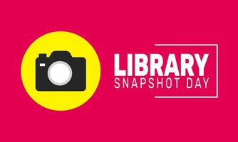 Highlighting library programs services and visitors vector