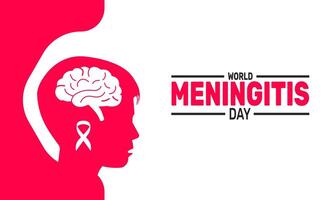 Unite for Health on World Meningitis Day Help Spread Knowledge Not Fear to Prevent and Beat Meningitis vector