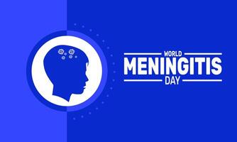 On World Meningitis Day Let Us Commit to Ending Meningitis by Promoting Early Detection and Lifesaving Care vector