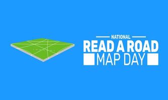 National Read a Road Map Day honors traditional map reading and the adventure of finding your way without digital help. vector