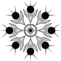 Mandala Illustration Design vector