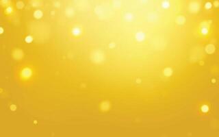 Golden Glow Bokeh Light Abstract BackgroundWarm radiant yellow sparkles with soft blur texture, Background decoration vector