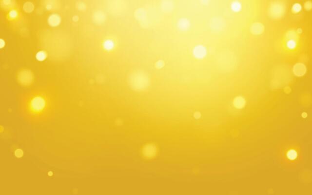 Golden Glow Bokeh Light Abstract BackgroundWarm radiant yellow sparkles with soft blur texture, Background decoration