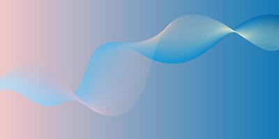 abstract technology flowing lines gradient background vector