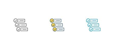 Document review process and quality control concept. Certificate management, Audit, Standardization and approval illustration. vector