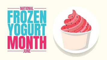 Swirl It Your Way, Froyo Fun All Month Long vector