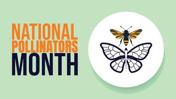 From Bloom to Table, The Power of Pollinators vector