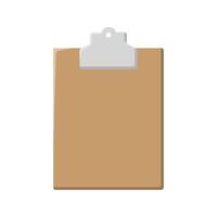 Clipboard icon. Ideal for exams, checklists, or school projects. vector