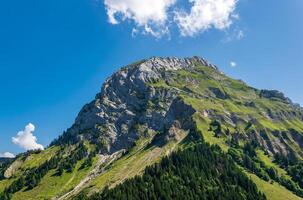 mountains in the alps, French alps photo