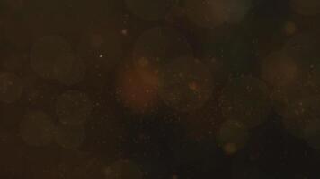 Warm Golden Bokeh Floating Dust Light Background Particle gently float in a warm, blurred background. Perfect for cinematic overlays, romantic scenes video