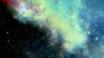 Journey through space to a distant galaxy. video