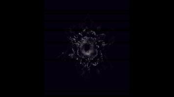 White Shockwave exploding power loop motion effect overlay video