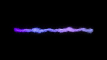 Purple gradient smoke power flow long loop effect overlay video