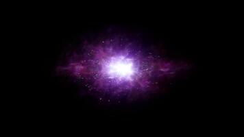 Purple shade gradient colorful power energy impact hit with spark effect overlay video