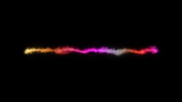 Colorful gradient shade noise stroke magical casting spell motion effect overlay video