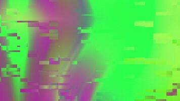 Green and purple gradient with pixelated shapes suitable for abstract backgrounds, digital designs, web pages, posters, and branding projects. video