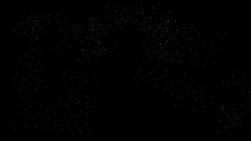 A black background with dots on it video