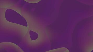 A dark purple background with flowing amorphous shapes overlaid in shades of beige creating a blurred abstract pattern video