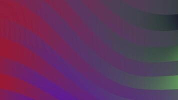 Abstract wavy lines with a gradient color scheme shifting from red and purple to green video
