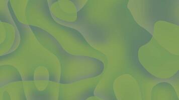 Overlapping green blobs of various sizes and shapes create a textured blurry background video
