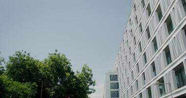 A tall building with windows photo